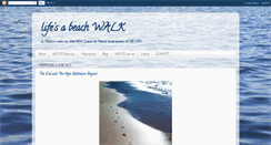 Desktop Screenshot of lifesabeachwalk.blogspot.com