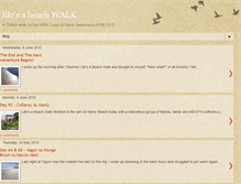 Tablet Screenshot of lifesabeachwalk.blogspot.com