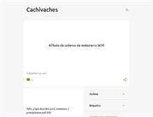 Tablet Screenshot of cachivaches10.blogspot.com