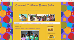 Desktop Screenshot of covenantchildrenshomesindia.blogspot.com