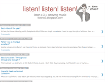 Tablet Screenshot of listenx3.blogspot.com