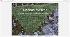 Desktop Screenshot of maritasmaskor.blogspot.com