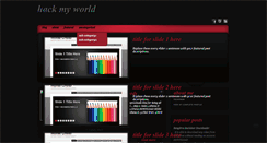 Desktop Screenshot of hack-my-world.blogspot.com