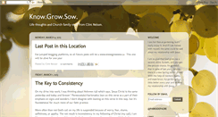 Desktop Screenshot of knowgrowsow.blogspot.com