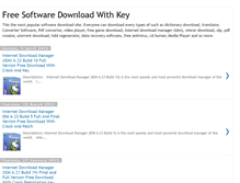 Tablet Screenshot of freesoftwaredownloadwithkey.blogspot.com