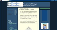 Desktop Screenshot of fundamentalanalyst.blogspot.com