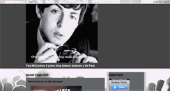 Desktop Screenshot of paulmccartney-fanclub.blogspot.com