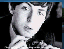 Tablet Screenshot of paulmccartney-fanclub.blogspot.com