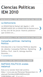 Mobile Screenshot of cienciaspoliticasiem2009.blogspot.com