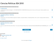 Tablet Screenshot of cienciaspoliticasiem2009.blogspot.com