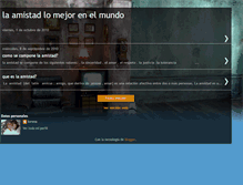 Tablet Screenshot of laamistadlomejorenelmund.blogspot.com