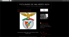 Desktop Screenshot of futilidadesdeumamentevazia.blogspot.com