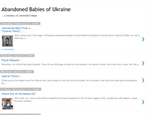 Tablet Screenshot of abandonedbabiesofukraine.blogspot.com