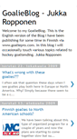 Mobile Screenshot of goalieblog-jukka.blogspot.com