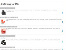 Tablet Screenshot of draftblogmm.blogspot.com
