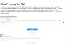 Tablet Screenshot of iklancompanysdnbhd.blogspot.com