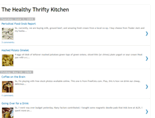 Tablet Screenshot of healthythriftykitchen.blogspot.com