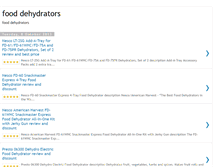 Tablet Screenshot of best-fooddehydratorsreviewed.blogspot.com