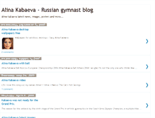 Tablet Screenshot of alina-kabaeva.blogspot.com