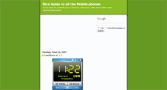 Desktop Screenshot of nicemobiles.blogspot.com