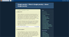 Desktop Screenshot of google-penalty.blogspot.com