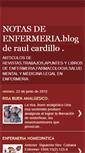 Mobile Screenshot of enfermerianotas.blogspot.com