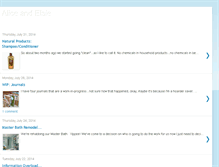 Tablet Screenshot of aliceandelsie.blogspot.com
