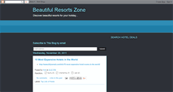 Desktop Screenshot of beautifulresortszone.blogspot.com