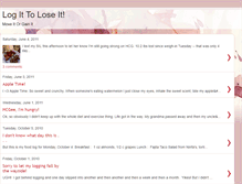 Tablet Screenshot of logittoloseit.blogspot.com