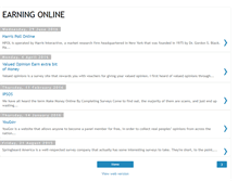 Tablet Screenshot of earningonline-dreamersdream.blogspot.com