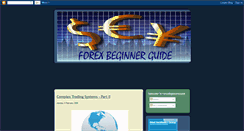 Desktop Screenshot of forexbeginnersguide.blogspot.com