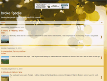 Tablet Screenshot of newbrokefoodie.blogspot.com