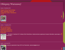 Tablet Screenshot of oblepmywarszawe.blogspot.com