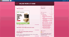 Desktop Screenshot of guna-onlineworkathome.blogspot.com