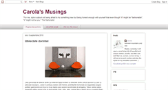 Desktop Screenshot of carolasmusings.blogspot.com