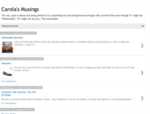 Tablet Screenshot of carolasmusings.blogspot.com