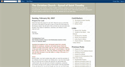Desktop Screenshot of christiansynod.blogspot.com