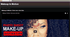 Desktop Screenshot of makeupinmotion.blogspot.com