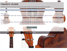 Tablet Screenshot of claudio-uke.blogspot.com