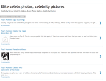 Tablet Screenshot of elitecelebs.blogspot.com
