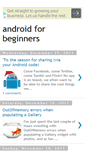 Mobile Screenshot of androidforbeginners.blogspot.com