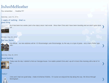 Tablet Screenshot of itsjustmeheather.blogspot.com