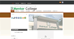 Desktop Screenshot of mentor-college.blogspot.com