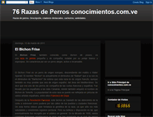 Tablet Screenshot of conocimientos-perros.blogspot.com