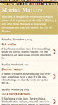 Mobile Screenshot of marinamatters.blogspot.com