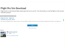 Tablet Screenshot of flightprosimdownload.blogspot.com