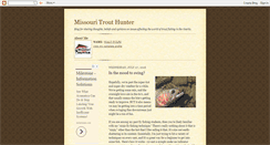 Desktop Screenshot of missouritrouthunter.blogspot.com