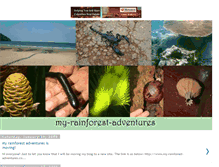 Tablet Screenshot of my-rainforest-adventures.blogspot.com