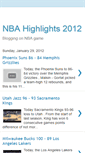 Mobile Screenshot of nba-highlights-2012.blogspot.com