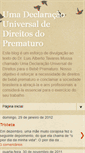 Mobile Screenshot of novosdireitosdoprematuro.blogspot.com